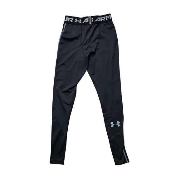 Under Armour Compression Pants Men’s S Black Athletic Base Layer - Picture 3 of 6